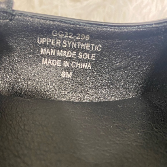 DOLLS KILL x THE GRAVE GIRLS Patent Platform Mary Janes Shoes Bat Buckle Black 6 - Picture 7 of 8